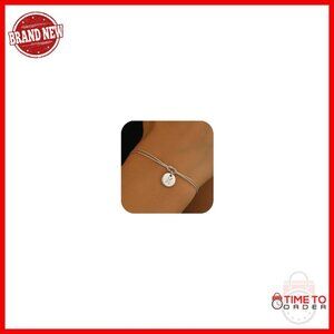 Sterling Silver Initial Knot Bracelet 14K Gold Plated Infinity Love